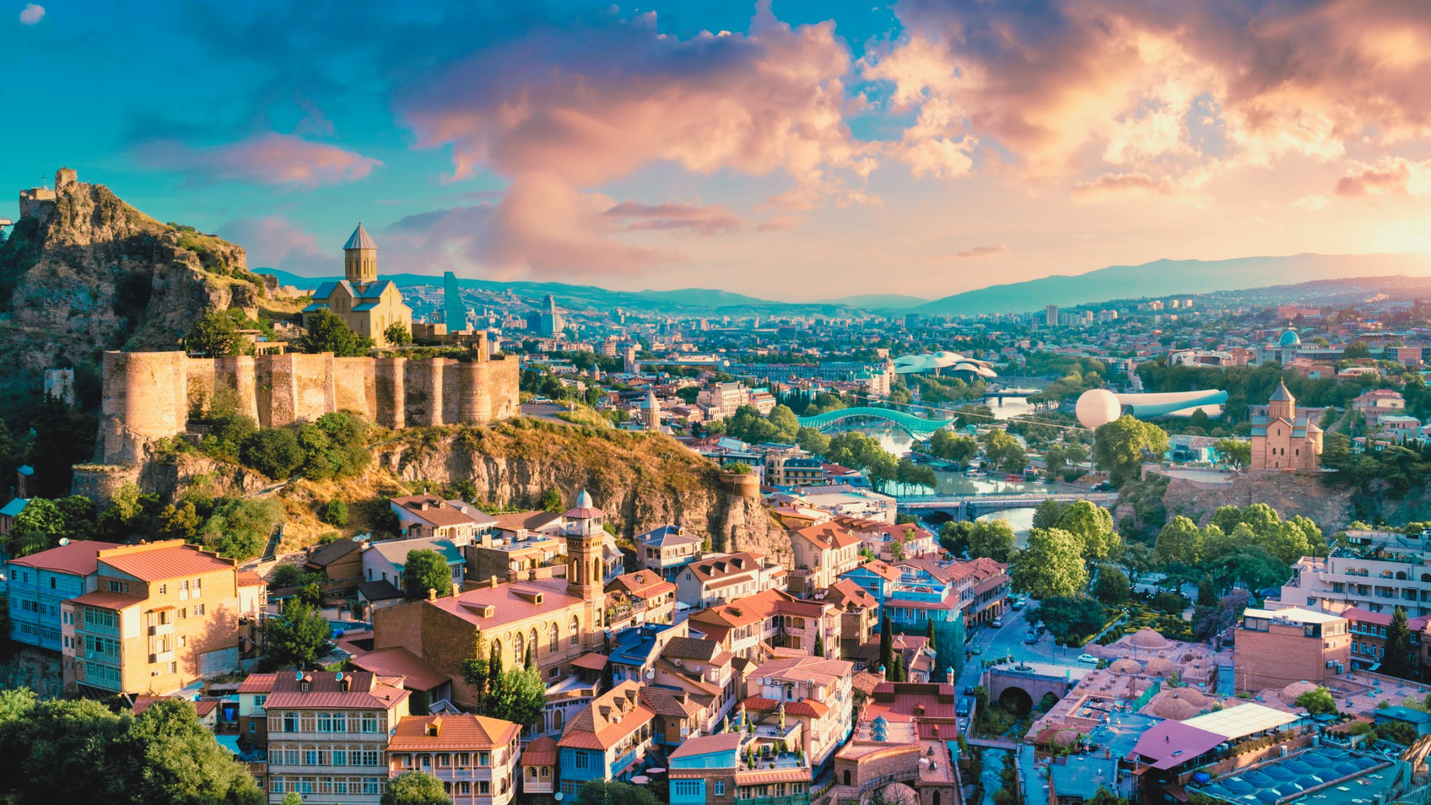 Tbilisi cityscape